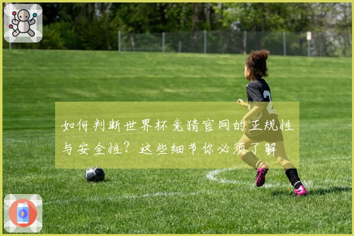 如何判断世界杯竞猜官网的正规性与安全性？这些细节你必须了解