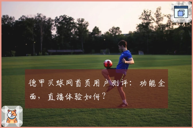 德甲买球网首页用户测评：功能全面，直播体验如何？